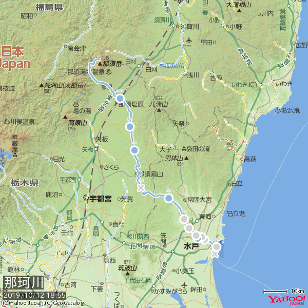 那珂川の水位情報 - Yahoo!天気・災害