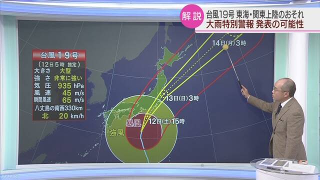 【情報共有】台風19号