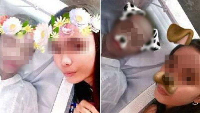 亡くなった彼氏の遺体に「犬エフェクト」で撮影した写真をSNSに掲載した女性 - Hachibachi
