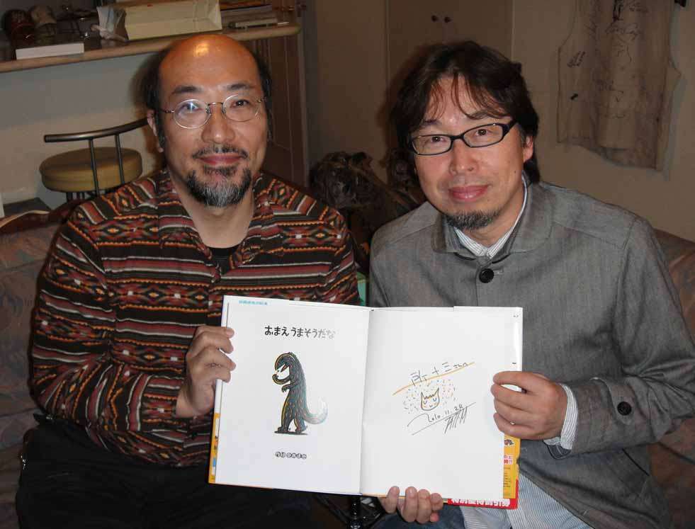 『おまえうまそうだな』の宮西先生: 所十三の「恐竜漫画描いてます」