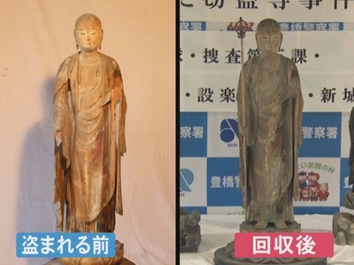 寺から盗まれた“鎌倉時代”の仏像…「手足がキレイに直った」状態で見つかる 容疑者も判明（東海テレビ） - Yahoo!ニュース