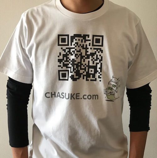 ユニクロでQRコード付きのオリジナルTシャツを作ってみた | CHASUKE.com