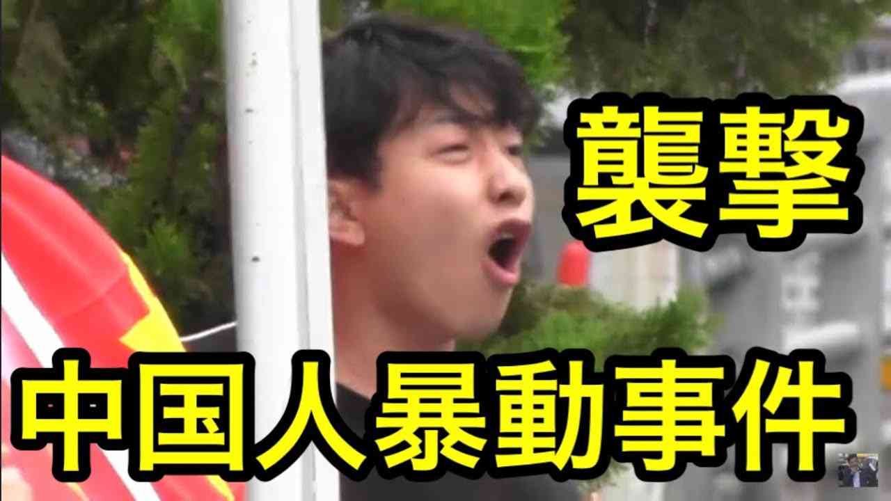 【暴動事件】演説妨害！暴徒化する中国人の実態！新宿大混乱！警察出動！ - YouTube