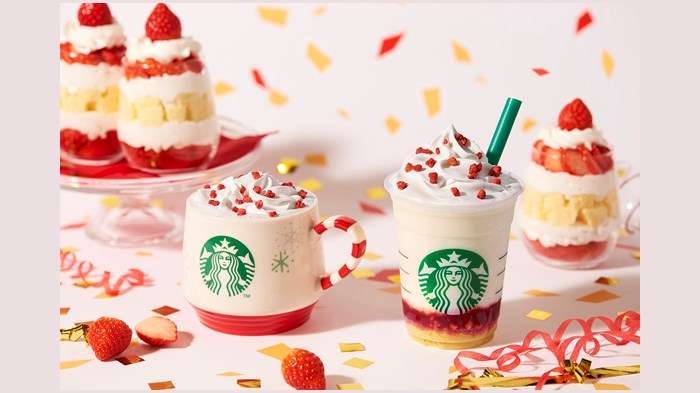 【スタバ新作】まるでクリスマスケーキのようなフラペチーノが登場：カロリーも紹介 | スタバに暮らす