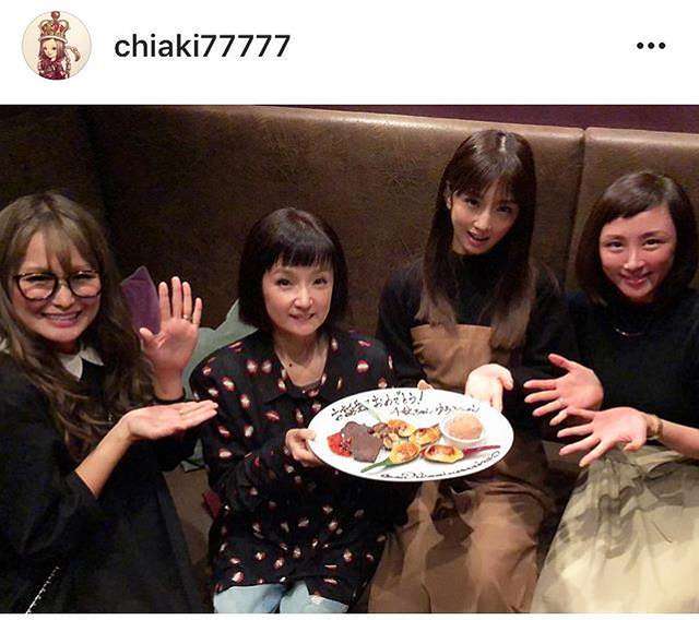 千秋「わたしとゆうこりんのお誕生日」山口もえ、ギャル曽根と女子会4ショット公開