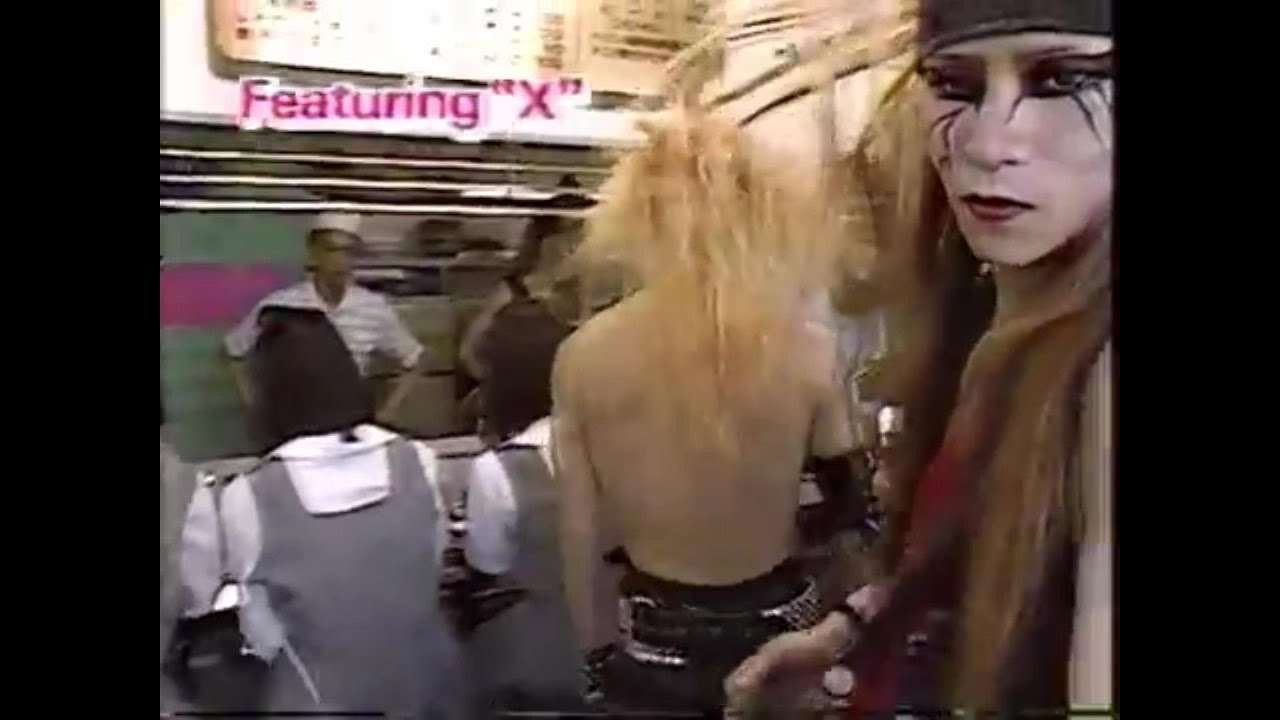 X JAPAN 伝説の「やしろ食堂 LIVE」 HIDEが加入後はじめての仕事といわれる『元気が出るテレビ』出演（1987年7月19日） - YouTube