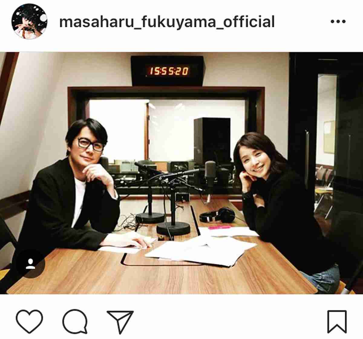 福山雅治、石田ゆり子と２ショット公開「美しい５０歳」「美男美女」など反響 : スポーツ報知