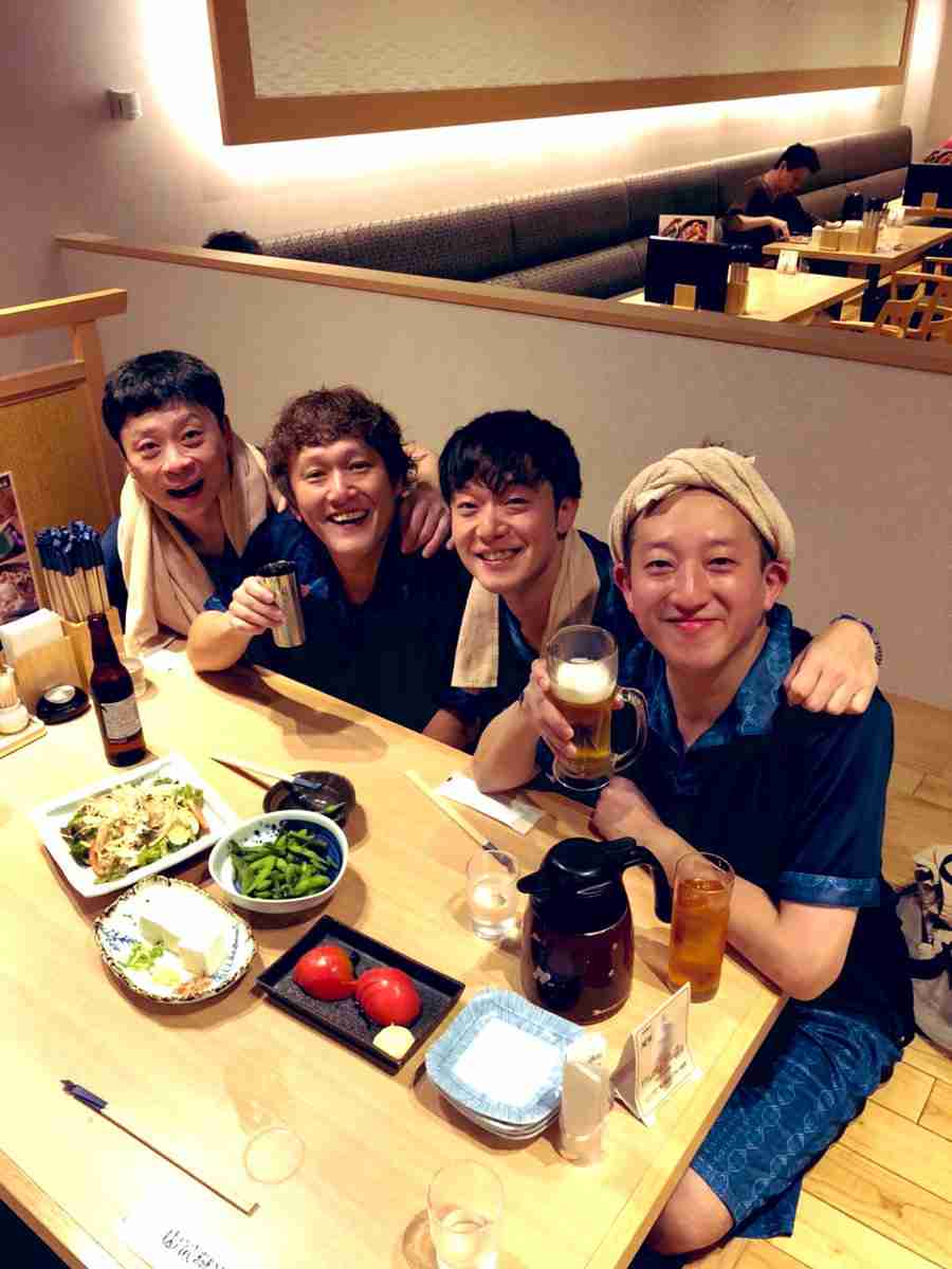 サバンナ高橋「オフロガスキーな仲間達」Eテレ「みぃつけた!」4人衆が風呂上がりに集結