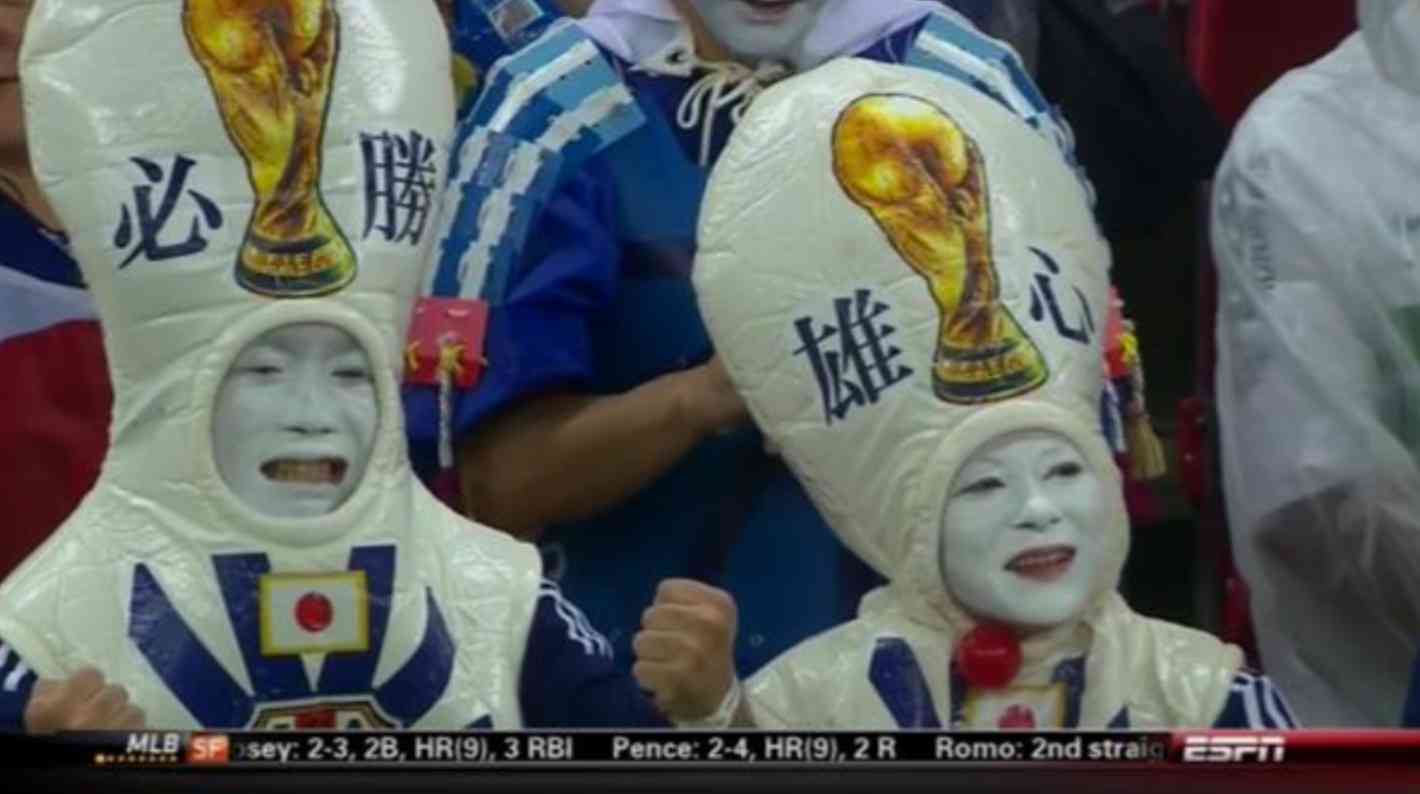 スポーツの応援に来てる観客のコスプレや被り物が見たい!