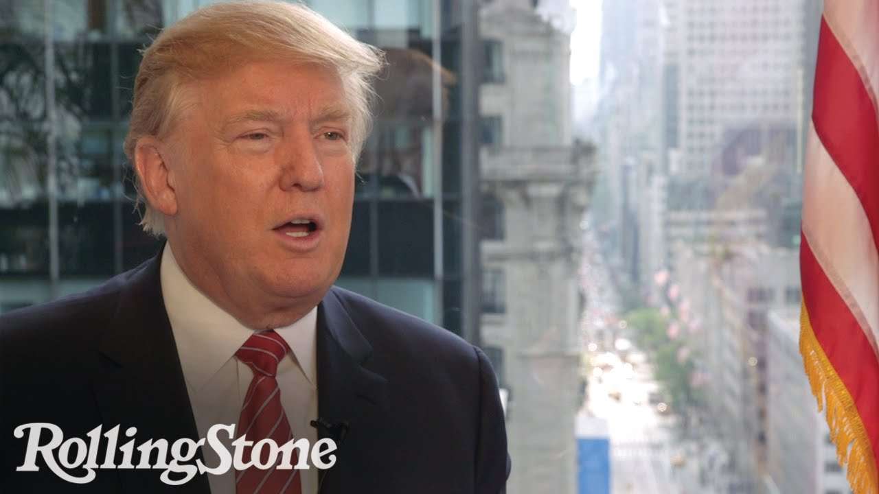Donald Trump on His Rolling Stone Cover and His Favorite Musicians - YouTube