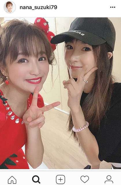 鈴木奈々、ほしのあきと2ショット公開「顔小さい」「綺麗ですね」など反響