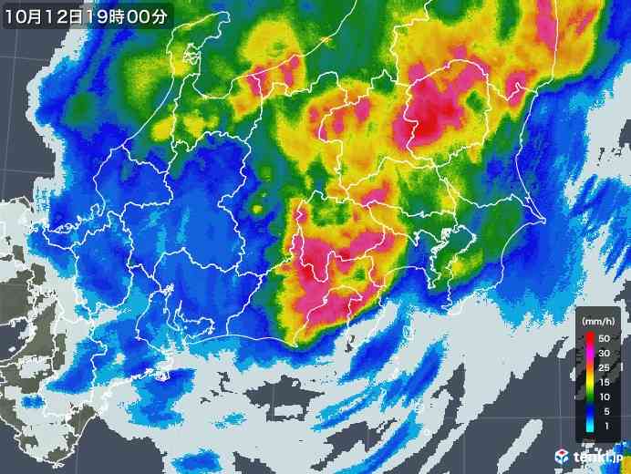 関東・甲信地方の雨雲の動き(予報) - 日本気象協会 tenki.jp