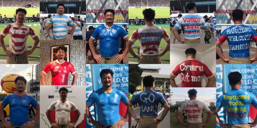 スポーツの応援に来てる観客のコスプレや被り物が見たい!