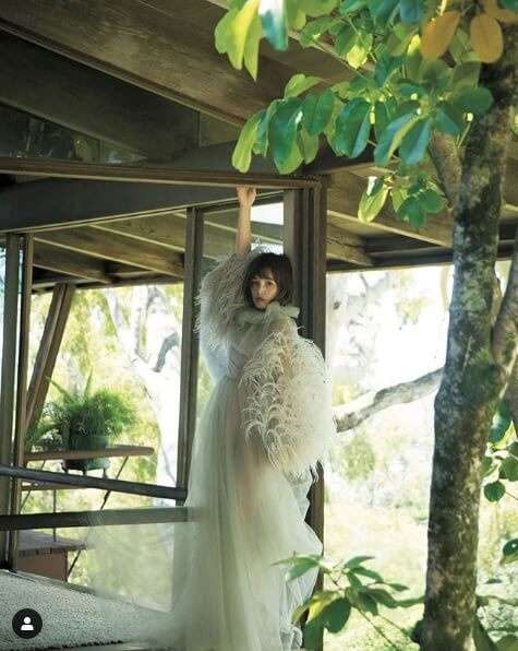 梨花、ふわふわの真っ白ワンピース姿に絶賛の嵐「天使だぁ」「妖精ですか?」