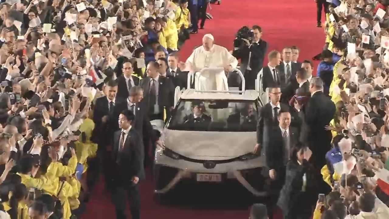 東京ドームに5万人集結！　ローマ教皇の歴史的ミサにアノ人も…涙する人も… - FNN.jpプライムオンライン