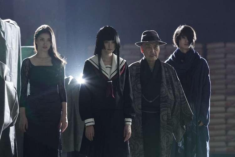 実写映画「地獄少女」閻魔あいに付き従う使い魔“三藁”が勢揃いした新規場面写真
