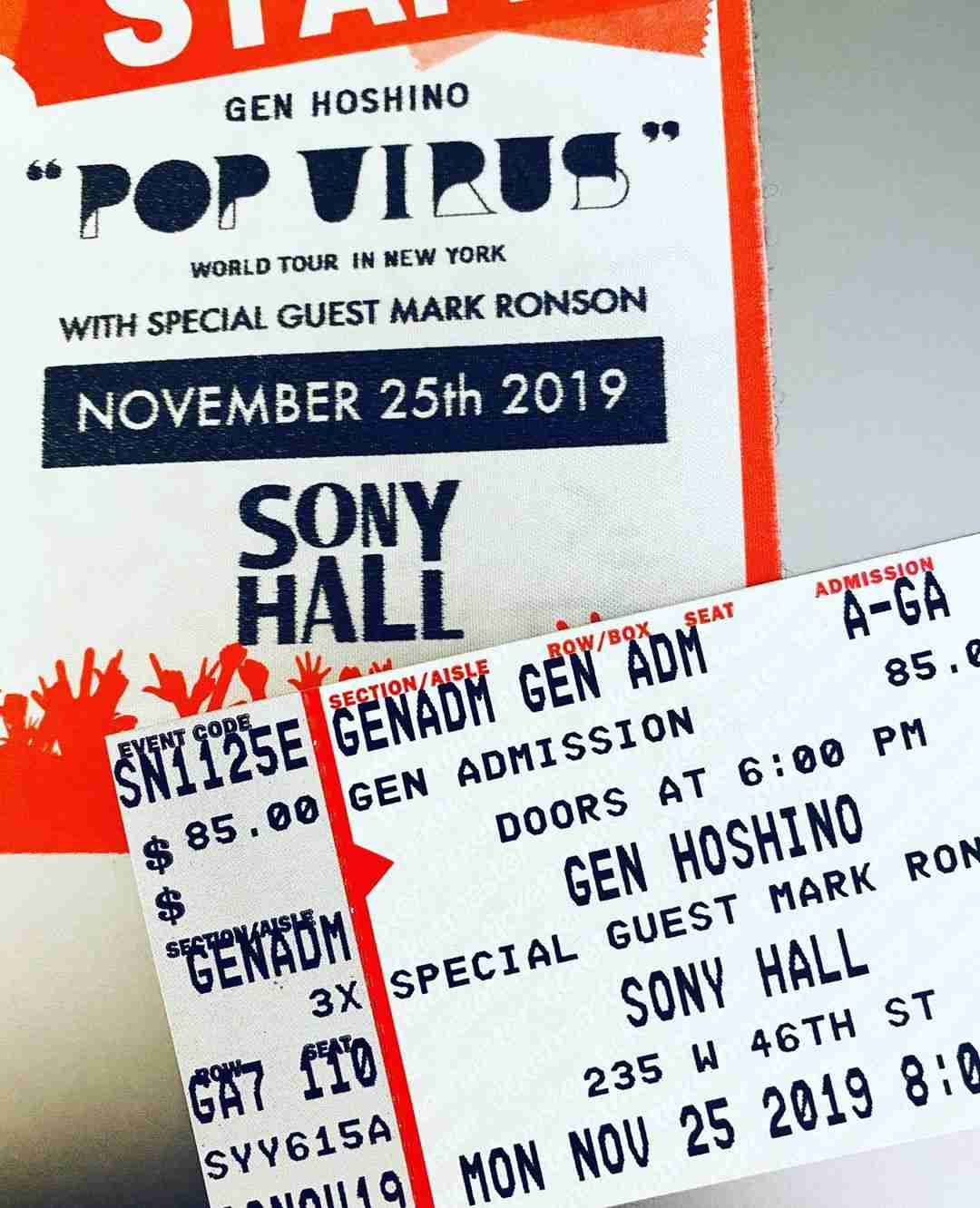 tomoko ariizumi on Instagram: “星野源＠SONY HALL in New York  上海に続くワールドツアー2本目、ニューヨーク公演。 とにもかくにも本当に本当に素晴らしいライブだった！…”