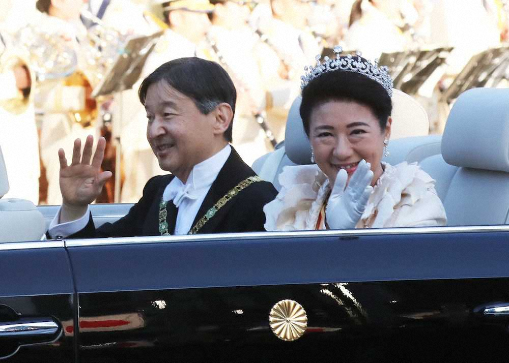 NHK特番「祝賀御列の儀」生中継27・4％、皇后さま涙に国民も涙　嵐熱唱「国民祭典」は17・0％― スポニチ Sponichi Annex 芸能