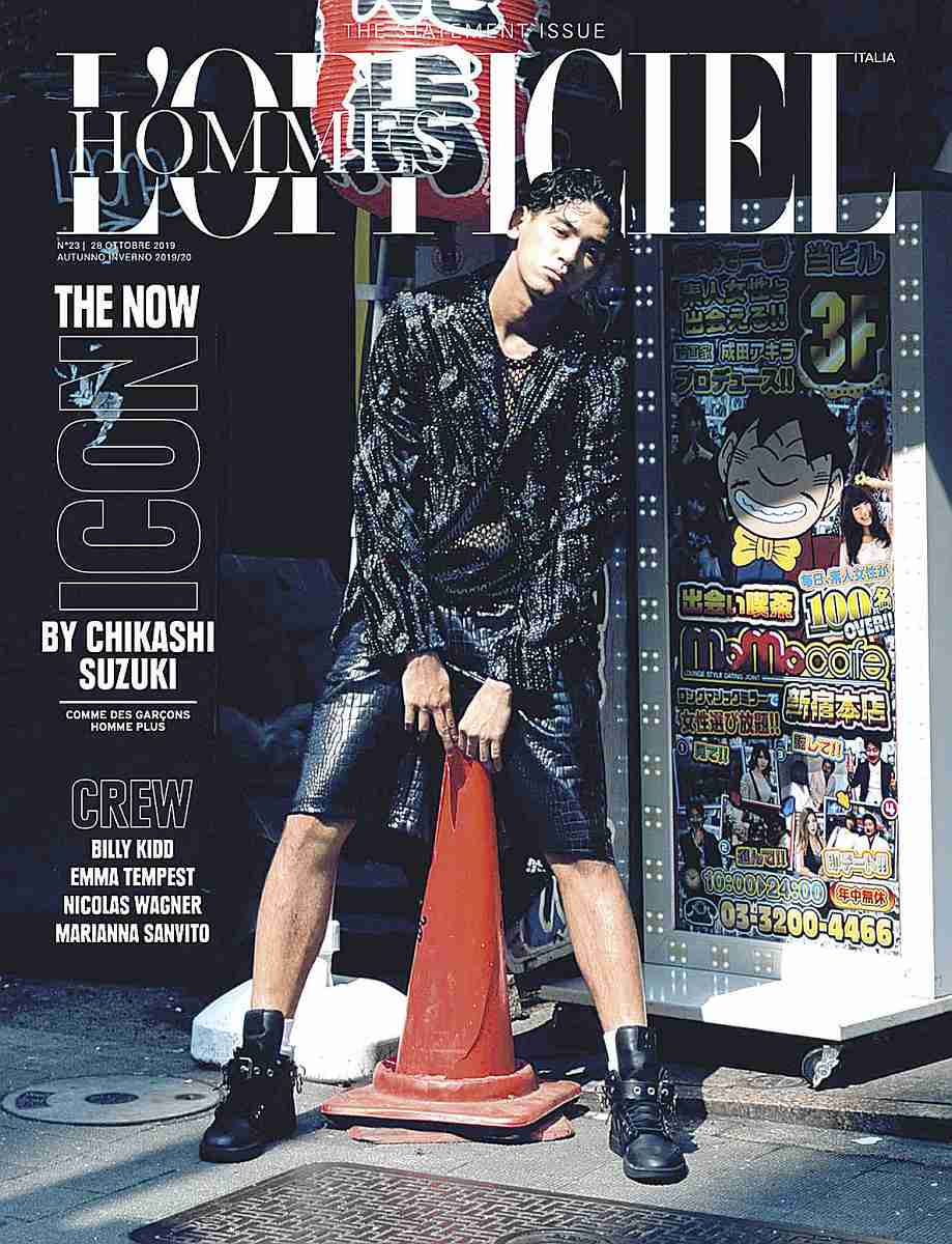 本木雅弘の長男UTA、日本人初のイタリア男性誌「L'Officiel―」表紙