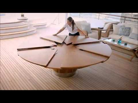 回すと変形するテーブルがかっこいい！ - YouTube