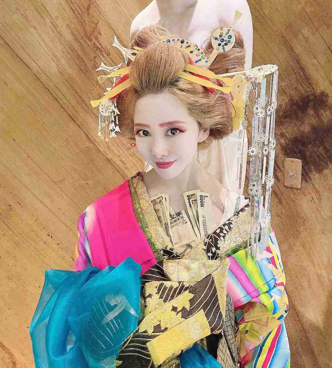 東海No.1キャバ嬢・エンリケ、念願のド派手“花魁”姿披露