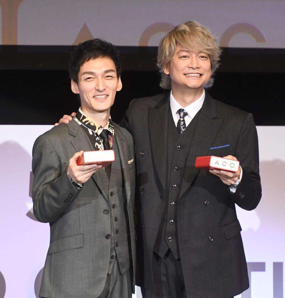 香取慎吾＆草なぎ剛　薄毛兄弟役でCM賞グランプリ「本当の兄のように慕ってきた」