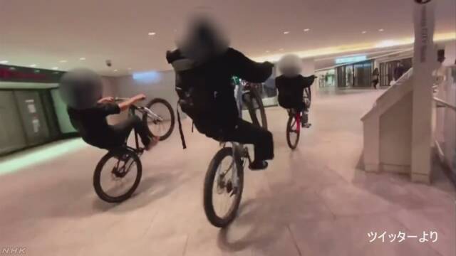自転車の危険走行動画 警察が当て逃げ事件とみて捜査 大阪 | NHKニュース