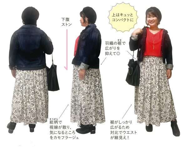 上半身太り＆下半身太りさんの「着痩せコーデ」、体型は服で変えられます