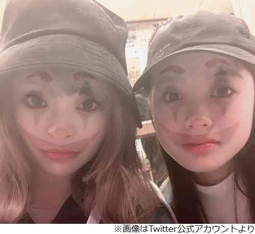 きゃりーぱみゅぱみゅ＆橋本環奈、回転寿司ハロウィン2ショット