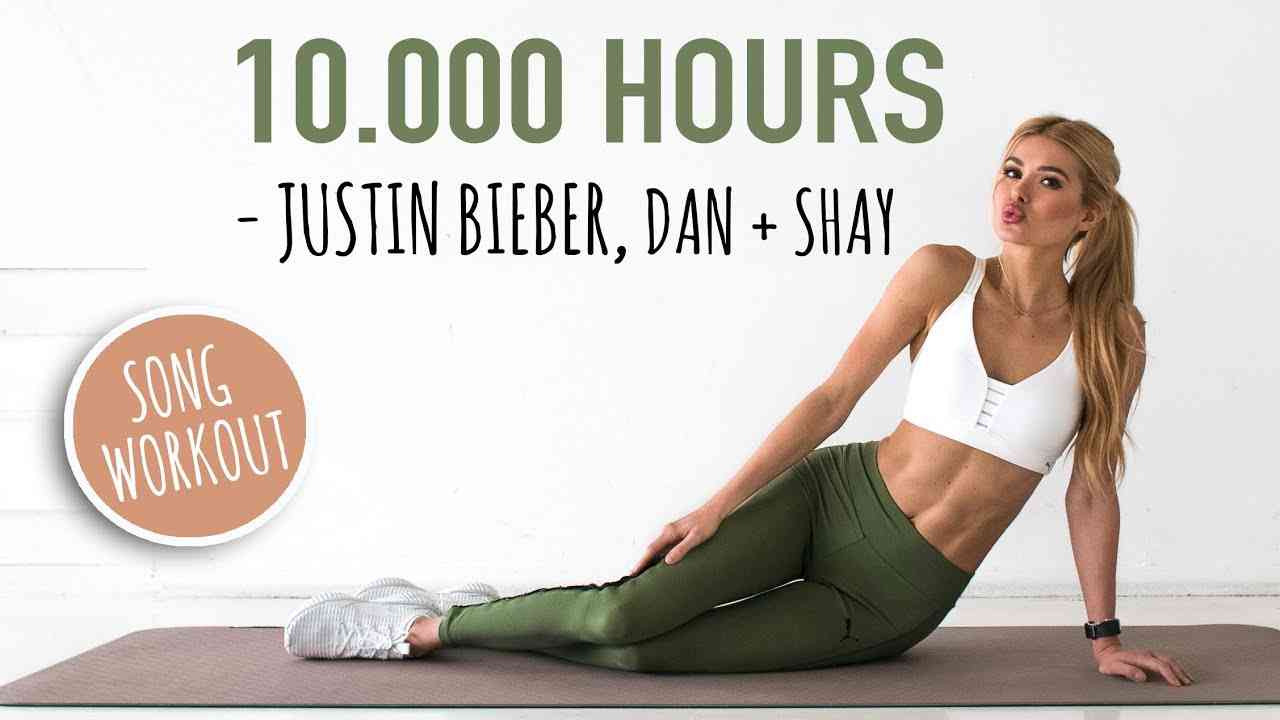 Justin Bieber & Dan + Shay - 10.000 Hours AB WORKOUT - SLOW & INTENSE // No Equipment I Pamela Reif - YouTube