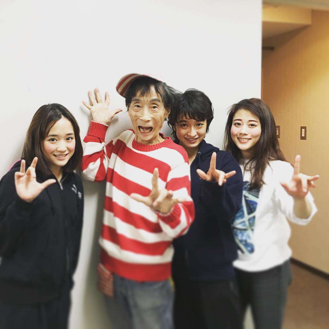 大原櫻子 on Instagram: “今日の公演に楳図先生いらしてくださいました^ ^グワシッ”