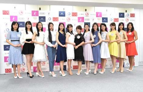 『ミス日本』候補者13人発表 ミス慶應&ミス立教に高校生も