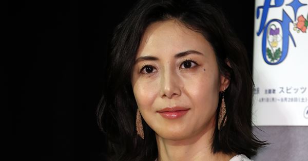 松嶋菜々子が来年女優休業へ「長女の英国留学に同伴」で決断