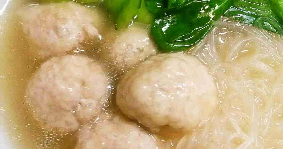 豆腐入り肉団子と青梗菜DE中華スープ♪ by ラスクおじさん♪ 【クックパッド】 簡単おいしいみんなのレシピが320万品
