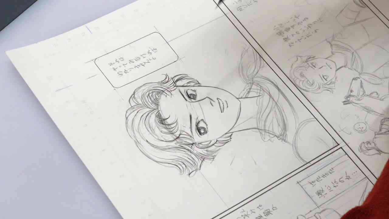 貴重映像　山岸凉子が原稿にジャンヌ・ダルクを描く！ - YouTube