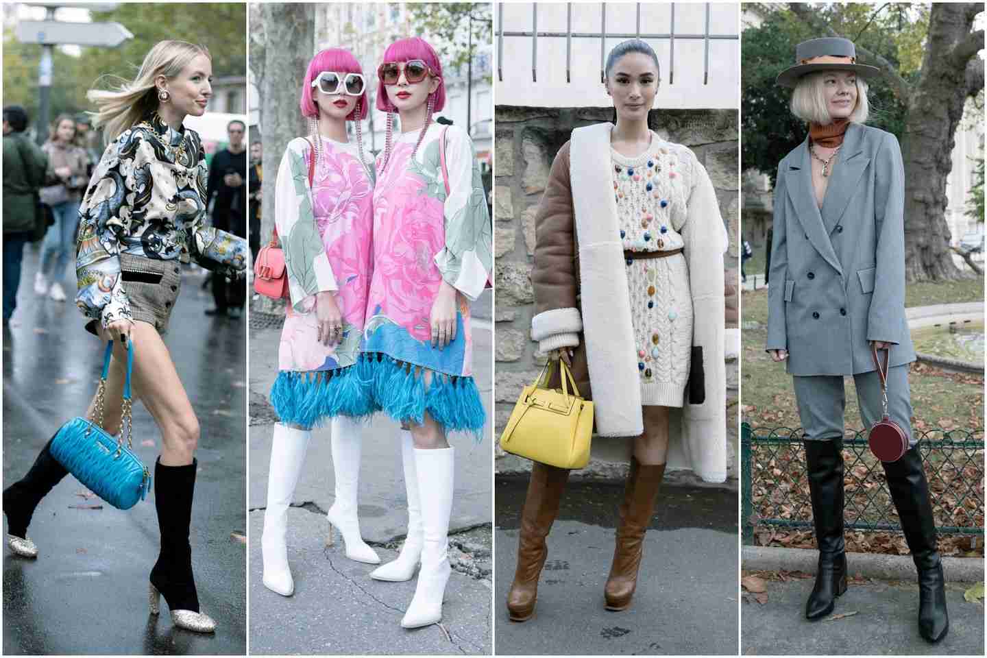 懐かしさ漂うロングブーツがパリコレ来場者に人気【2019年秋冬トレンド】
