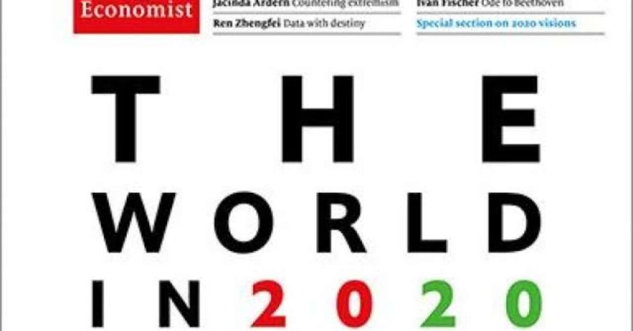 【予言】  エコノミスト 2020の表紙が怖すぎる！｜Team YUAN｜note