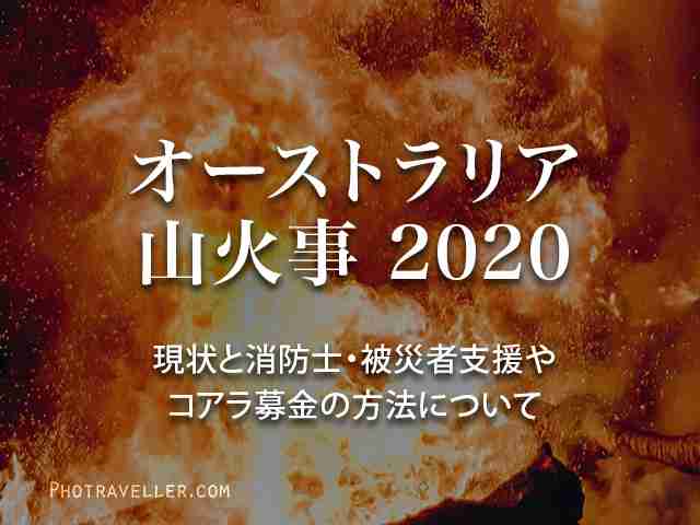 【オーストラリア山火事2020】助けて！現状と消防士・被災者支援やコアラ募金の方法について | フォトラベラー YORI HIROKAWA