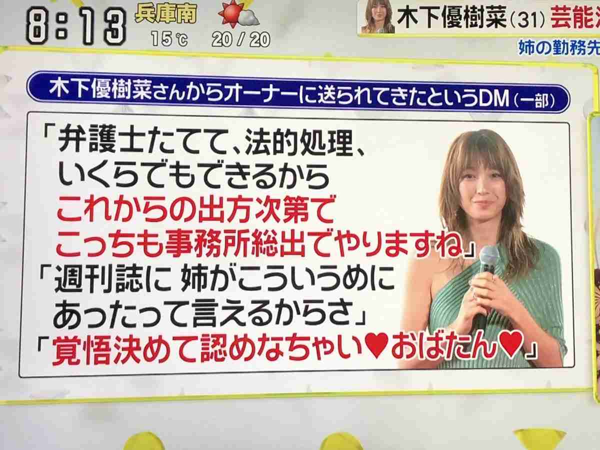 木下優樹菜「父は社長」「祖父は7億円地主」超ヨユ～で芸能界引退か