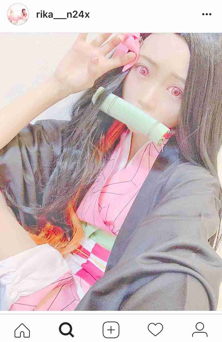中井りか、「鬼滅の刃」竈門禰豆子のコスプレ姿公開「可愛すぎる」「実写化決定」など反響