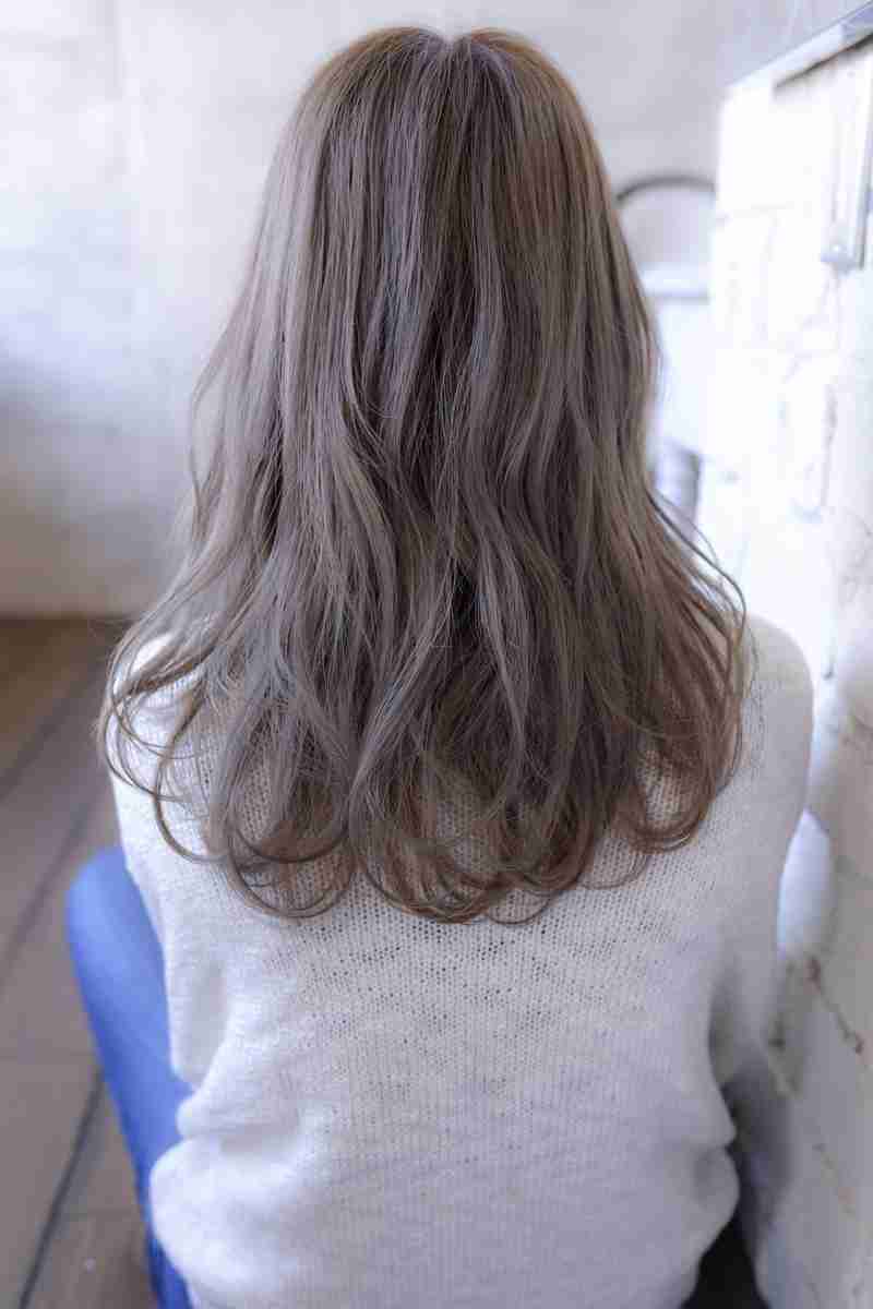 アッシュ系ヘアカラー（退色しにくくなる工夫）