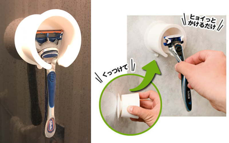 髭剃りは取りやすい位置が正解！ラバーシェーバーホルダーが地味に便利 | OKIRESI（オキレジ）