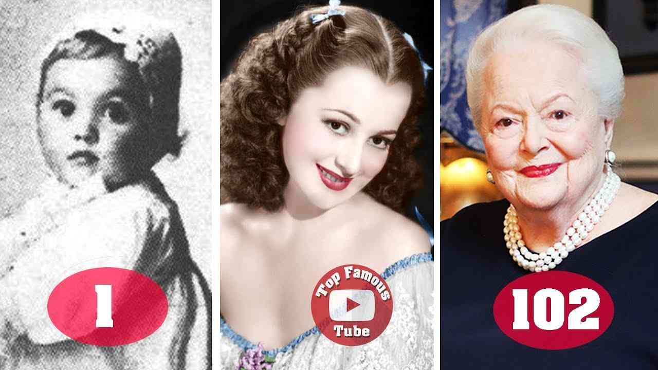 Olivia de Havilland | Gone with the Wind | Transformation From 1 To 102 Years Old - YouTube