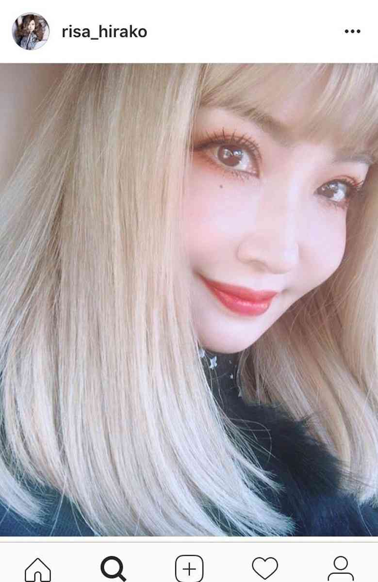 平子理沙 かなりブロンドに 金髪ヘアのアップショット公開 フランス人形みたい 完璧の可愛さ など反響 ガールズちゃんねる Girls Channel