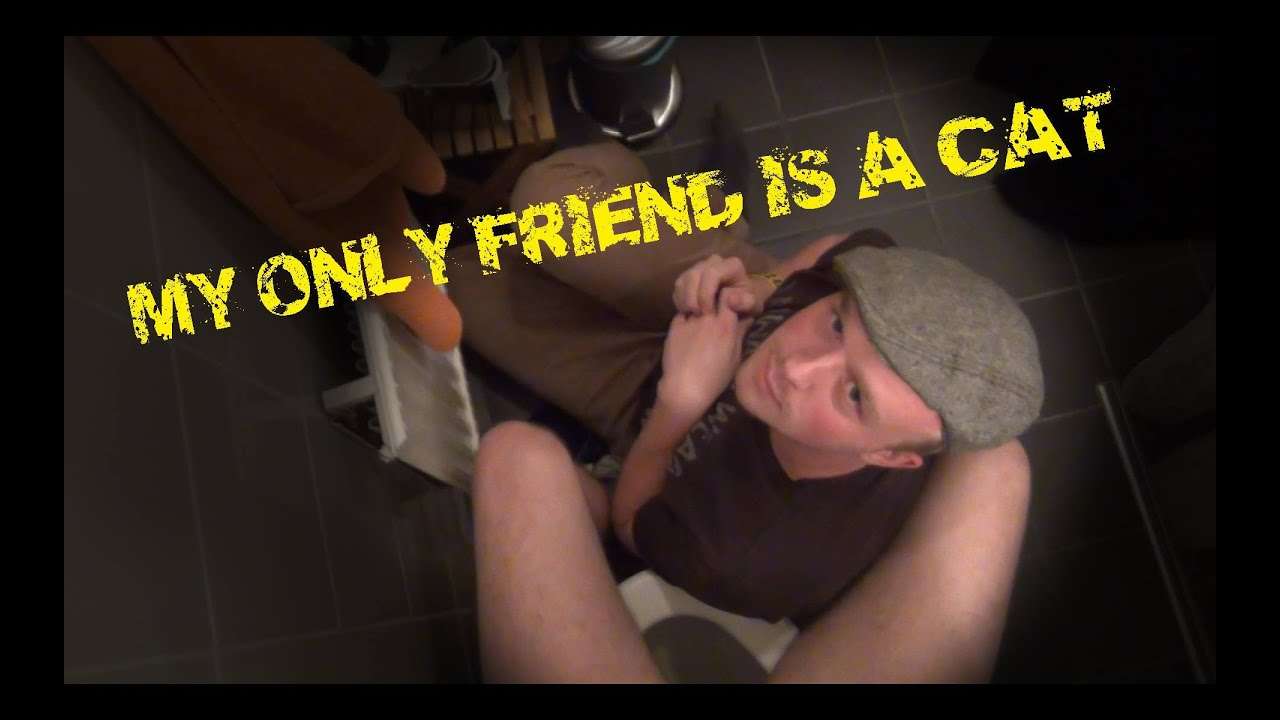 My only friend is a cat / Min enda vän är en katt / にゃんこのしぐさ　おじさんで再現 - YouTube
