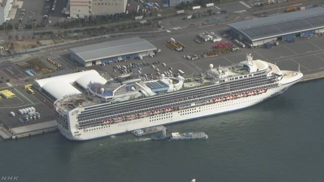 新型ウイルス クルーズ船 乗客の下船始まる 約500人が下船へ | NHKニュース