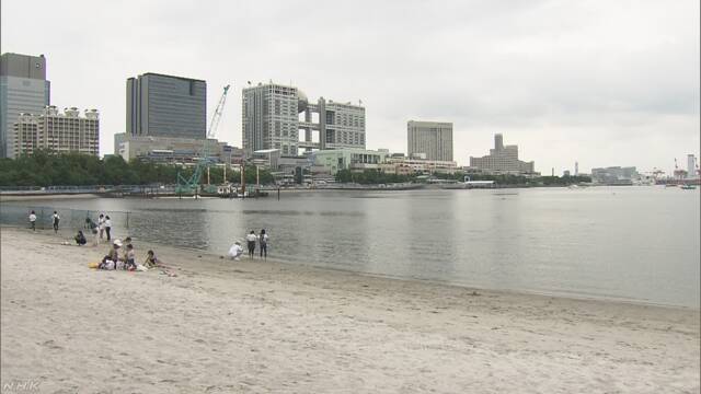 東京五輪・パラ お台場の海水かき混ぜ水温下げる装置 導入検討 | NHKニュース