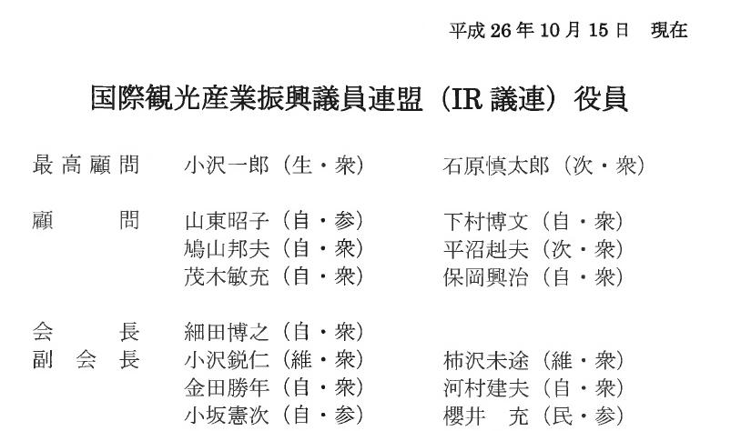 【IR汚職】他の衆院議員の立件見送り