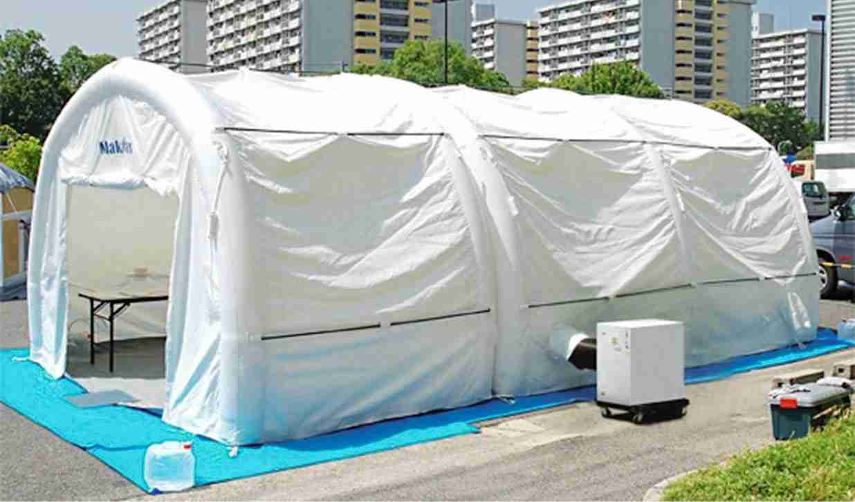 医療用テント5倍の千基に増産　大阪の太陽工業、コロナ検査対応（共同通信） - Yahoo!ニュース