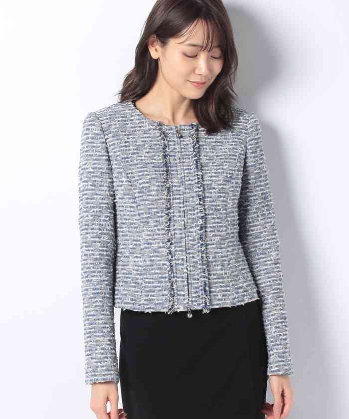 	【セットアップ対応】Dutel ツィーディージャカード ジャケット -｜MISS J（ミス ジェイ）｜LAPINE ONLINE STORE